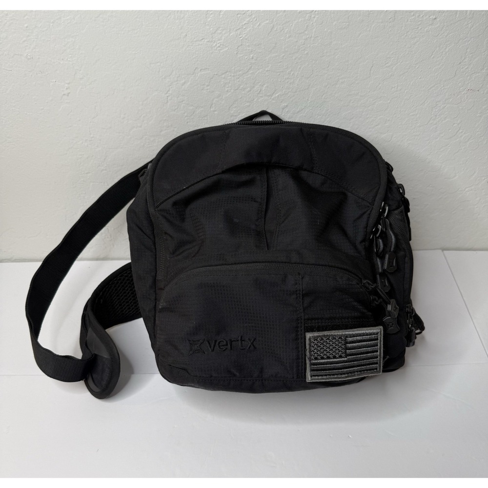 Vertx Essential Sling Bag Tactical Gear Black Everyday Carry Crossbody Hiking